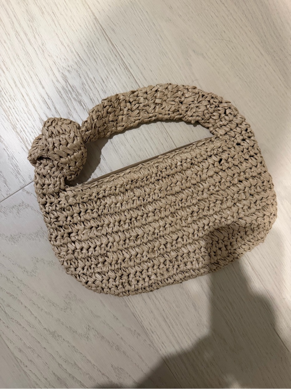 Raffia Shoulder Bag
